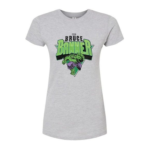 Marvel Hulk - Bruce Banner - Juniors Fitted Graphic T-Shirt
