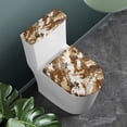 thumbnail image 2 of HELLHERO Adjustable Toilet Seat Lid Cover Stretch Elastic Edge Easy to Clean Toilet Bowl Cover Elastic Bottom Indoor Home Dust-Proof 17x21 Inches, 2 of 8