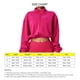 thumbnail image 5 of Chaqueta recortada para correr para yoga, holgada, de manga larga, con cremallera completa, cuello alto, ropa deportiva de color sólido para mujer, carmín M, 5 of 6