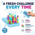 New Mini Color Stack Challenge Game, Portable Pocket Travel Brain Game ...