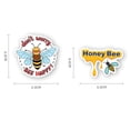 thumbnail image 5 of (50 pcs) Bee Stickers Honey Bee Waterproof Vinyl Stickers for Laptop Water Bottle Phone Case Scrapbooking Party Bag Fillers, 5 of 8