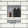 thumbnail image 4 of Redi Niche Double Recessed Shower Shelf - Black, Two Inner Shelves with Divider, 16-Inch Width x 20-Inch Height x 4-Inch Depth, 4 of 5