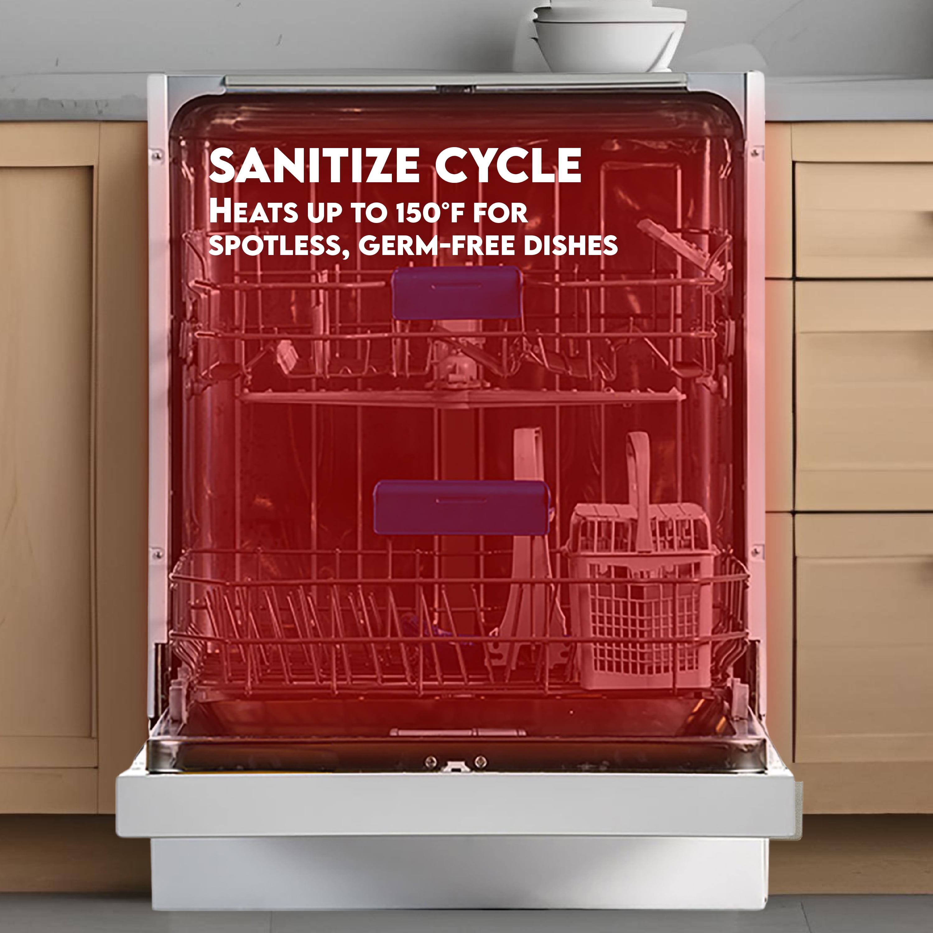Equator Europe 24" Built in 14 place Dishwasher in White