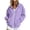 Purple-04, variant on Perfectbot Women's Stand Collar Zip Up Sweatshirt, Oversized Long Sleeve Fall Winter Pullover with Pockets