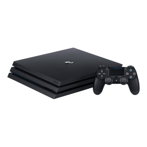 Sony Playstation 4 Pro Game Console 4k Hdr 1 Tb Hdd Jet Black With Additional Sony Dualshock 4 Walmart Com Walmart Com