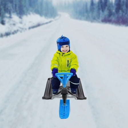 Snow Racer Sled, Ski Sled Slider Board, Snow Sled For Skiing, Ice Skating, Sand Skating