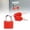 Red, variant on 1 Pcs Suitcase Locks with Keys, Small Luggage Locks with Keys, Mini Keyed Padlock for Boxes, Lockers, Travel Bags, Black