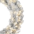 thumbnail image 2 of Vickerman 36" Silver Fir Artificial Christmas Wreath, Warm White Dura-Lit LED lights., 2 of 4