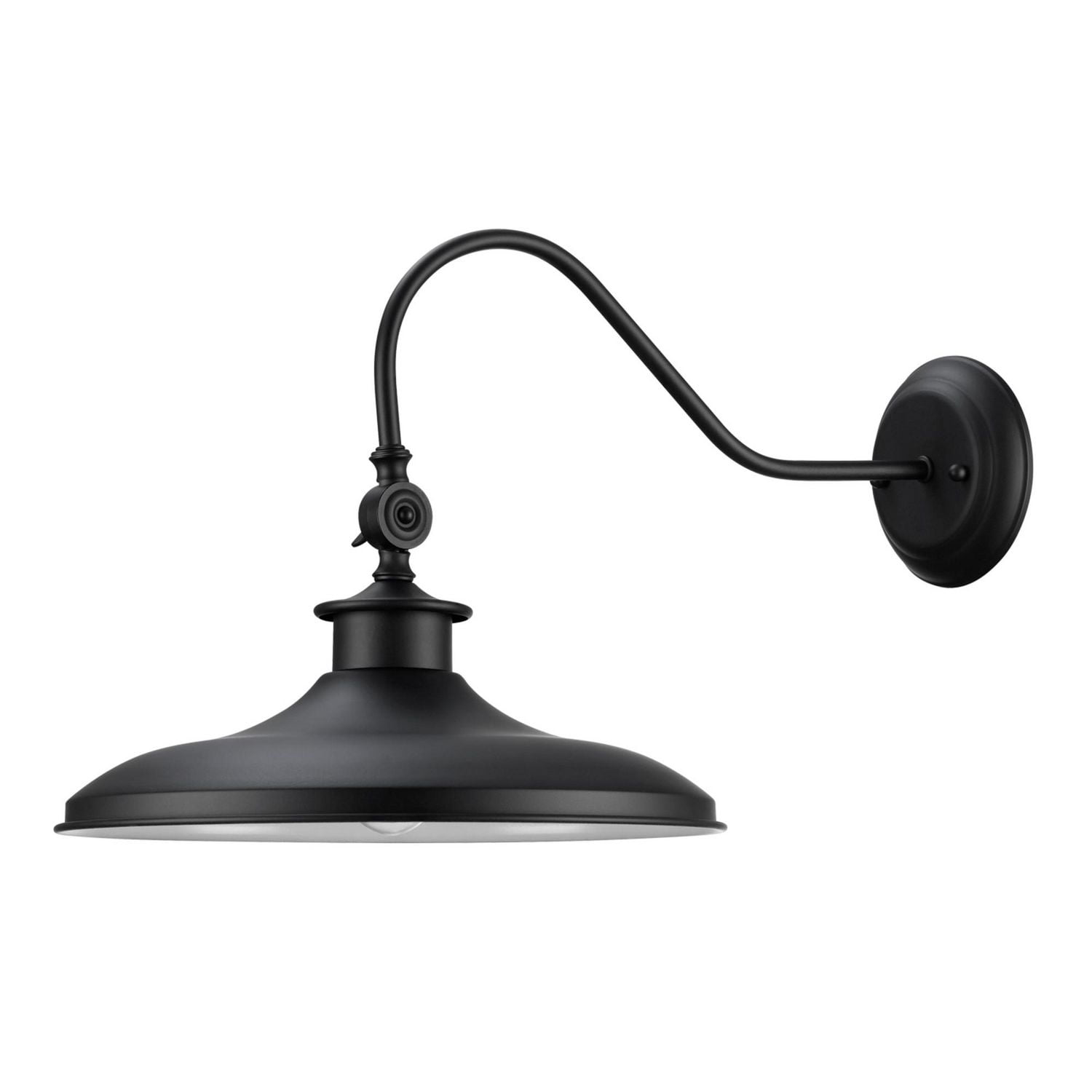 Aedan 1-Light Swivel Wall Sconce, Black Finish