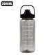thumbnail image 1 of Botella de agua grande de 2L, portátil, de plástico, con pajita, para viajes, para deportes y fitness, de gran valor, para adultos, universal., 1 of 6