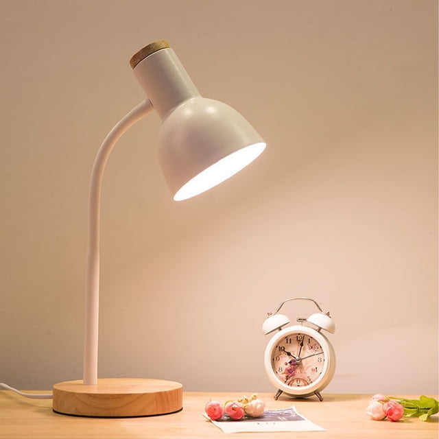 Lámpara de Escritorio WLHONG LED con 3 Modos de Color y Cuello Flexible