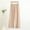 Khaki women wide leg pants plus size a1, variant on Cagogo Womens Drawstring Wide Leg Pants Plus Size Elastic Waist Loose Flowy Long Trousers Casual Beach Work Lounge Palazzo Pants, Yellow 3XL