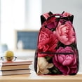 thumbnail image 5 of Peony Backpack Lightweight Bookbag Travel Rucksack Laptop Daypack for Women Men, 5 of 6
