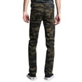 thumbnail image 5 of Victorious Mens Camouflage Skinny Fit Jeans AR169 - OLIVE/CAMO - 28/30, 5 of 6