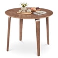thumbnail image 1 of Costway 37.5" Round Kitchen Table Circle Dining Room Table with Rubber Wood Legs Walnut, 1 of 9