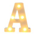 thumbnail image 4 of Tuvgenk Night Light Battery Operated Warm Led Lights A Letter Gift Ornament Decorative Lights, 4 of 5
