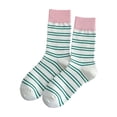 thumbnail image 4 of WAYUTE Womens Elegant Sheer Thigh High Stockings with Lace Trim and Reinforced Toe for Comfortable Daily Crew Socks, 4 of 4