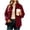 1-Wine, variant on Posijego Women's Jacket Stand Collar Zip up Long Sleeve Casual Lightweight Outerwear Sweatshirt Jackets with Pockets
