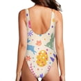 thumbnail image 3 of One Piece Swimsuit Women 2024 Mondrian Shape Mondrian Beachwear Female Monokini Print Swimwear Ruffled Sexy Shape Mondrian, 3 of 5