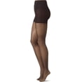 thumbnail image 2 of Hanes Bas Lissants pour Femmes Leg Boost Cellulite, AB, Noir à Peine, 2 of 4
