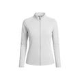 thumbnail image 5 of Womens Lightweight Sun Protection Shirts Full Zip Long Sleeve Sun Protection Athletic Jackets White XL(XL), 5 of 7