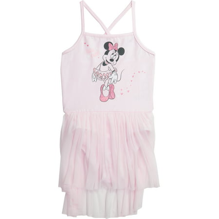 Toddler Girls' Ballet Minnie Mouse Pink Camisole Dress (3T)