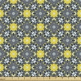 thumbnail image 1 of Abstract Sofa Upholstery Fabric by the Yard, Surreal Structure of Geometric Pointy Shapes Graphical, Decorative Fabric for DIY and Home Accents, Mustard Dimgray by Ambesonne, 1 of 5