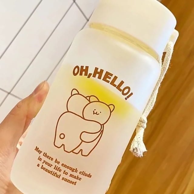 Taza de agua, botella de agua para niños, linda botella de agua, taza de agua portátil, tecnología avanzada