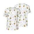 thumbnail image 6 of Rocae Bee for Breathable Men's Baseball T-Shirt Fashionable Casual Baseball Jersey, Moisture-wicking Sportswear Medium, 6 of 9