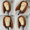 thumbnail image 2 of Peluca Guebb Highlight Bob, pelo humano, 13 x 4 cm, encaje frontal, para mujer, 2 of 6