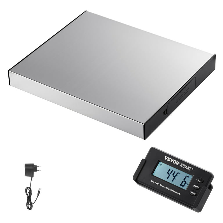 Digital Postal Scale Ware House Mail Room Shipping 440lb Weight Stainless  Steel