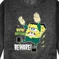 thumbnail image 3 of SpongeBob SquarePants - Bikini Bottom Beware - Men's Crew Neck Fleece Pullover, 3 of 6