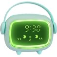 thumbnail image 1 of Digital Alarm Clock Kids Girls Boys,Cute Alarm Clock 2 Alarms 6 Adjustable Music Volume 3 Screen Brightness Timer Nightlight Countdown Snooze Voice Co, 1 of 5