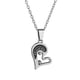 thumbnail image 2 of Collar de pareja CHEPIHG colgante de acero de titanio con promesa de amor eterno, 2 of 3