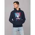 thumbnail image 2 of Polar-Bear ICEE Love - Adorable Cool Heart Graphic Men's Hoodie, 2 of 4