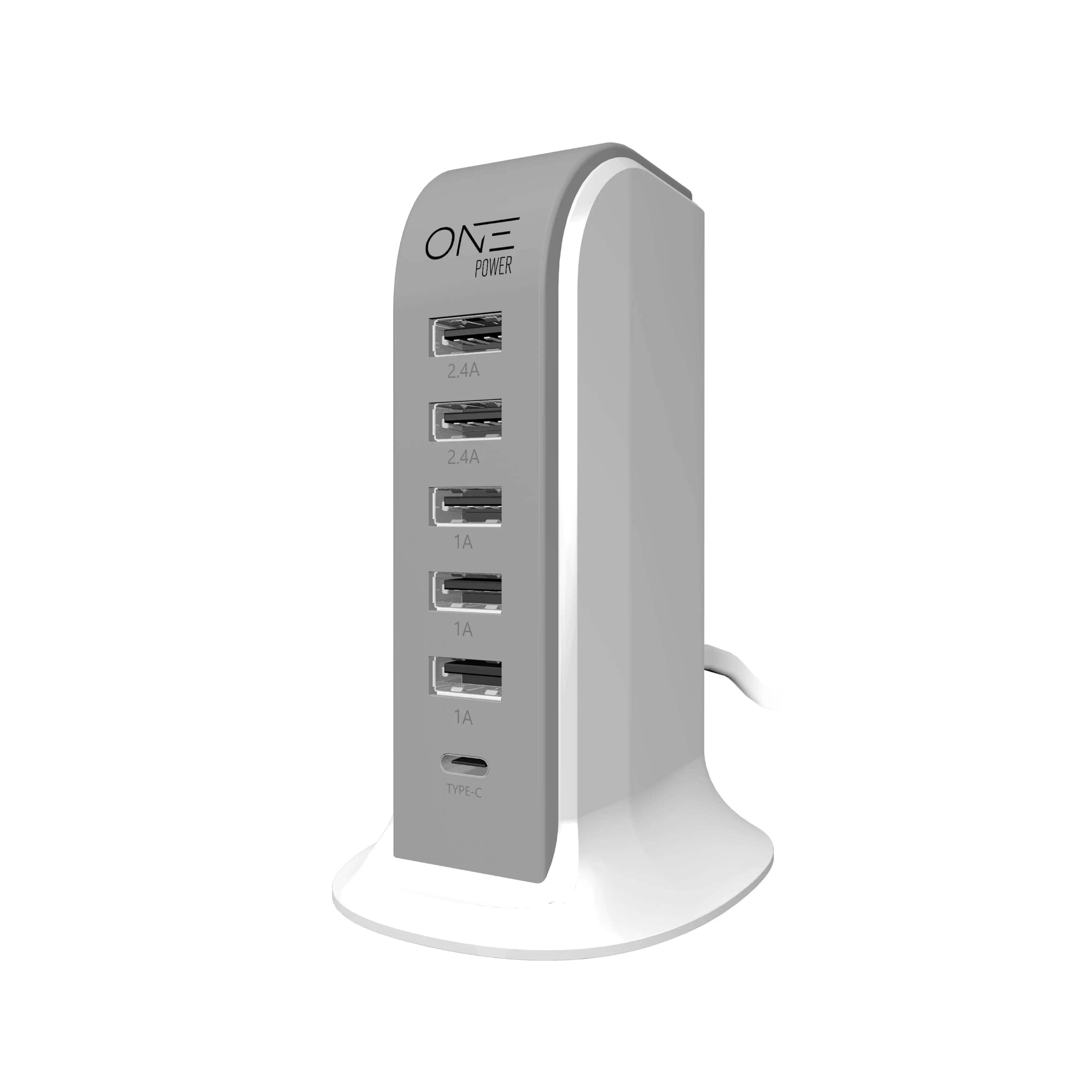 Promounts 6-Port USB-C Hub with Power Cable