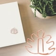 thumbnail image 3 of Turtle Paper Clips, 10Pcs Turtle Note Shaped Paper Clips, Decoration Clip, Cute Metal Bookmark Clips, Creative Office Document Organizer Clips for Office Documents Bookmarking Invitations, Rose Gold, 3 of 5