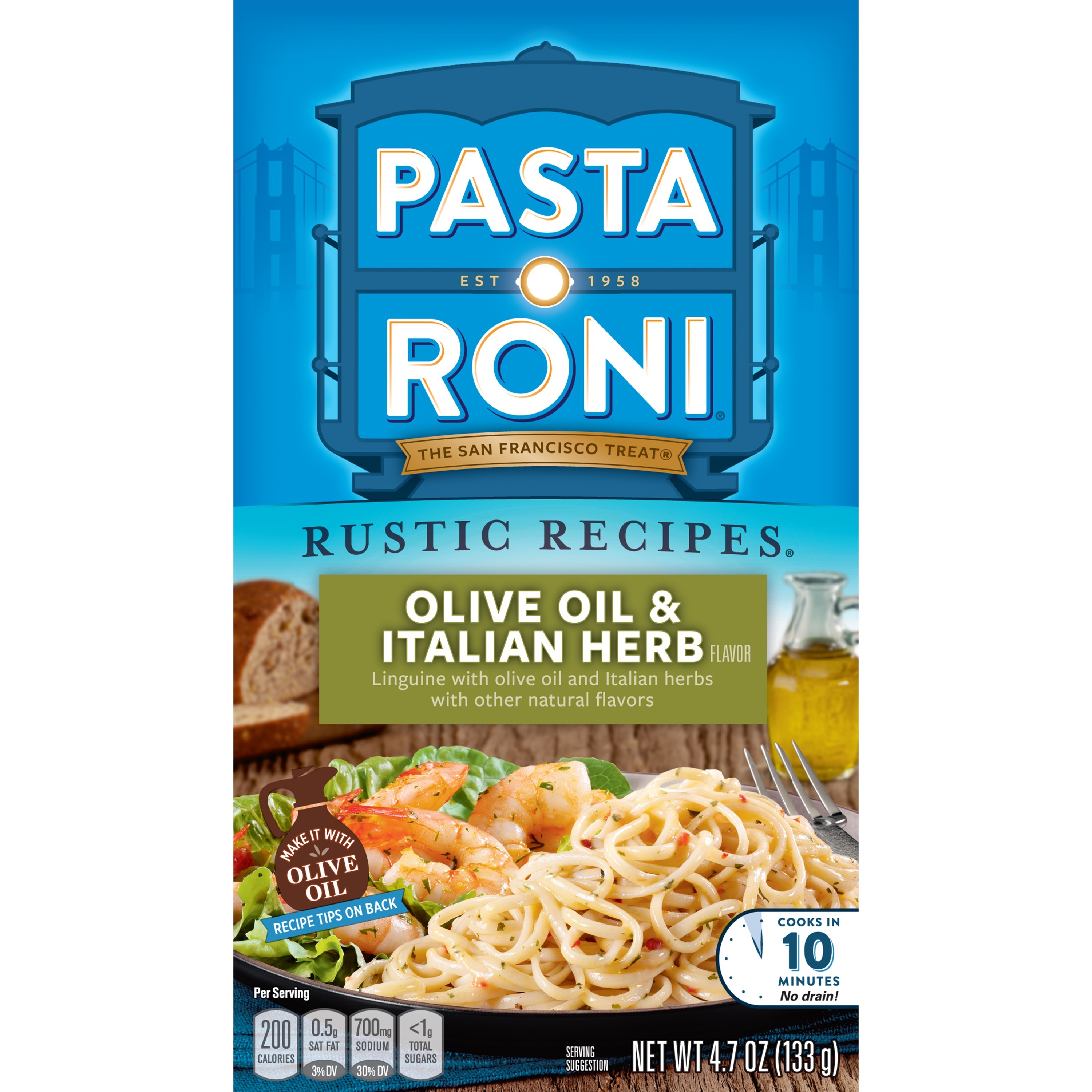 Pasta Roni Linguine with Olive Oil & Italian Herb Flavor, 4.7 oz Box