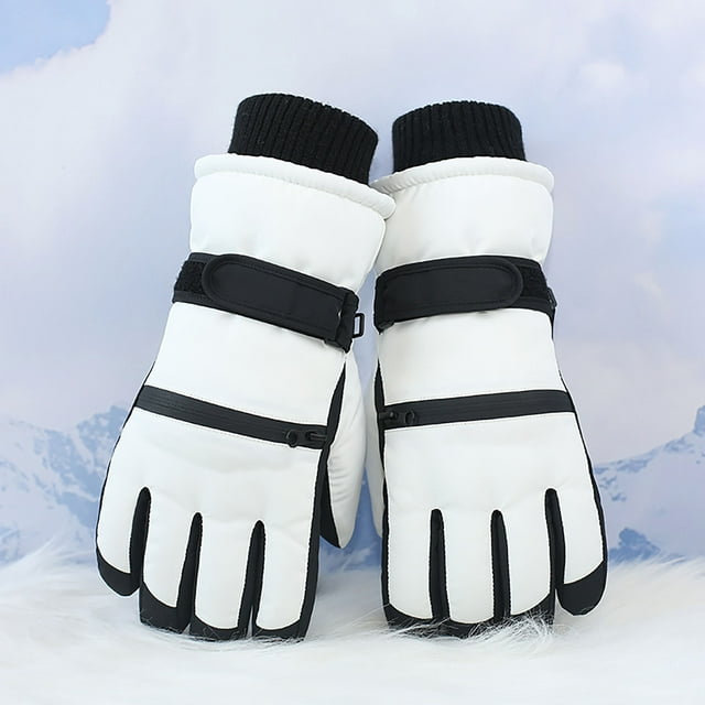TINZ Adult Ski Gloves With Winter Insulation Wind Proof And Motorcycle Bike Riding Gloves For Couples Gloves Mittens Convertible Gloves Mittens Men Gloves Mitten