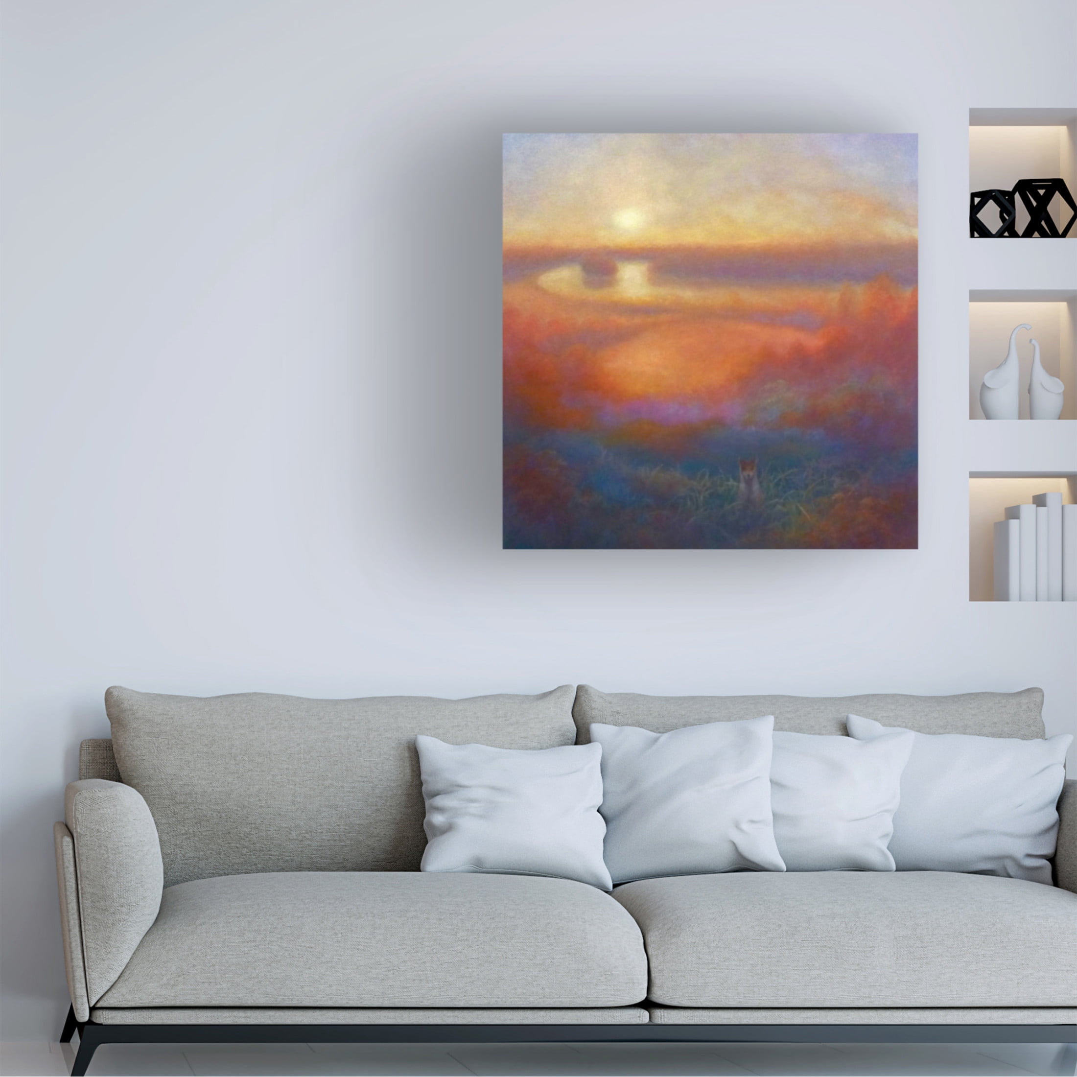 Lee Campbell 'Reynard Cache, 2022' Canvas Art - 24 x 24 Inches