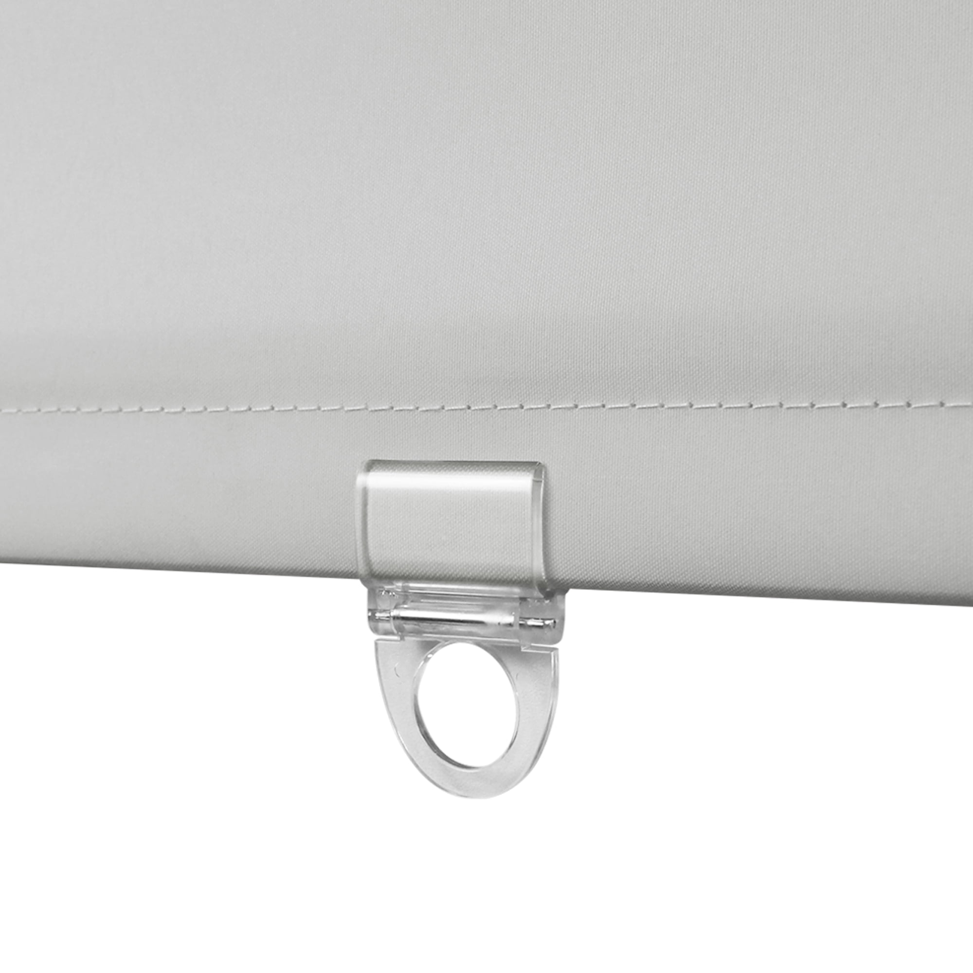 (2 pack) Mainstays Light Filtering Slow Release Roller Shade 31×72", Grey