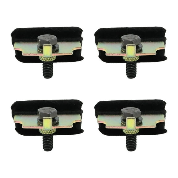 For 1969-1982 Chevy Corvette C3 C4 4-Piece Door Glass Anti-Rattle Cushion Kit