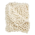 thumbnail image 5 of Saro Lifestyle Textured Chunky Knit Cozy Throw, 5 of 5