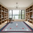 thumbnail image 2 of ODIKA 5'x7' Machine Washable Non-Slip Area Rug, Geometric Gray High Traffic Rug with Pad, Gray, 1023105, 2 of 8