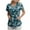 Blue, variant on Scrubs for Women Tops Animal Print Shirt V Neck Cartoon Pattern Short Sleeve Nursing Uniform with Pockets (Light Yellow, XXXL)