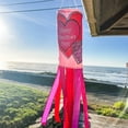 thumbnail image 5 of In the Breeze 5068 — Valentine's Day 40 Inch Windsock - Outdoor Colorful Holiday Windsock, 5 of 7