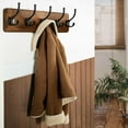 thumbnail image 2 of Coat Rack Wall Mounted Coat Hooks Wall Mounted \u\u Hole to Hole Large Coat Hanger Wall Hook Rack Hooks for Hanging Coats Hats Jacket Clothes Entryway Rustic s, 2 of 9
