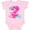 AD-Pink, variant on Inktastic Dinosaur Party-second Birthday Girls Baby Bodysuit