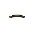 thumbnail image 3 of Meridian Furniture Comfy Brown Velvet 7-Pc. Modular Sectional, 3 of 11