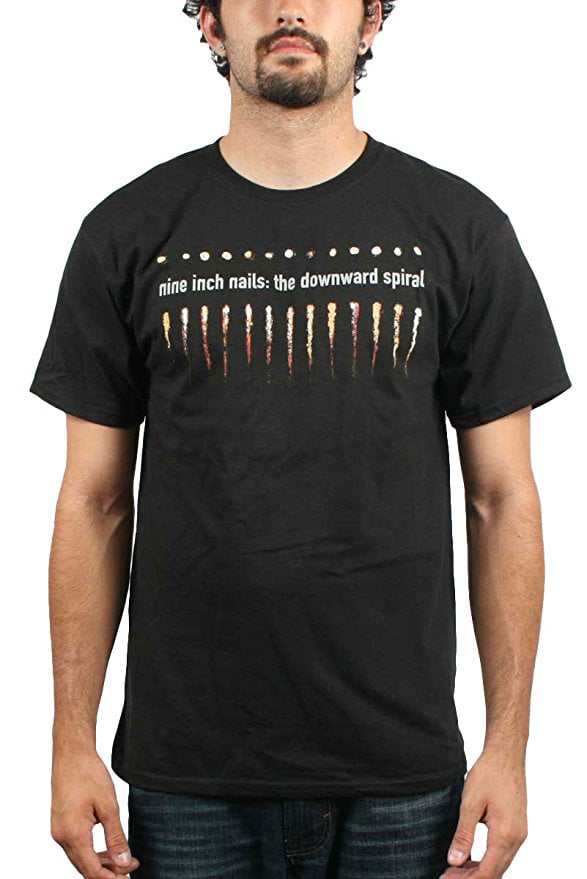 NIN Nine Inch Nails The Downward Spiral Rock Band Gildan T-Shirt Mens Size S-2XL
